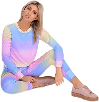rainbow tracksuit ladies