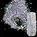 Spirit Clear Sequins Dust DIY Nail Art Glitter Gem Nail Designs Supplies Light Purple Acrylic UV Mix Size Glitter Powder 285