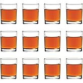 Vikko Shot Glasses, Set of 12 Tequila Shot Glass, 2.75 Ounce Small Glasses with Heavy Base, Whiskey, Espresso, Spirit, Cordial Shot Glass