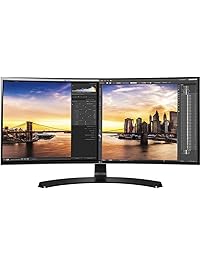 LG 34UC80-B 34-Inch 21:9 Curved UltraWide QHD IPS Monitor with USB Quick Charge