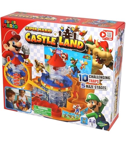 Super Mario Balancing Game Plus Sky Stage – Jeu D'équilibre Avec 4 Figurines – Dès 4 Ans – 1 Joueur Ou Plus