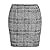 IRISIE Women High Waist Plaid Zipper Bodycon Mini Skirt