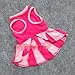 NEJLSD Candy Heart Circle Pattern Puppy Dog Doggie Apparel Clothes Hoodies Skirt Dress (S, Hot Pink)