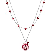 From the Heart Ohio State Buckeyes Ivy Necklace Silver Chain Jewelry Gift OSU