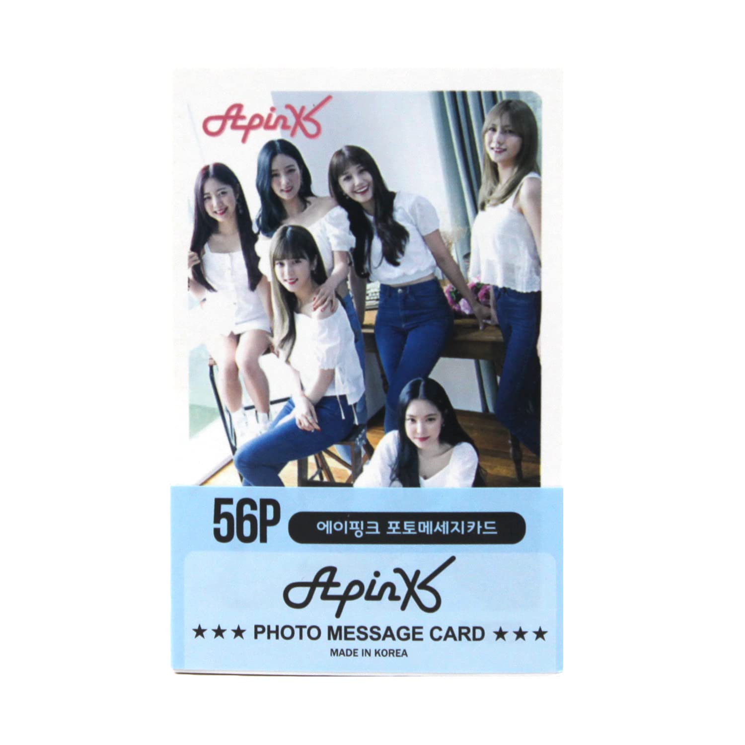 K-POP IDOL Group New Kpop Photo Message Card 56pcs set (Postcard / 56sheets) or Transparent Card 25pcs set (Apink)