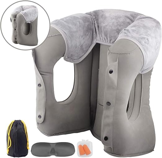 Amazon Com Inflatable Lumbar Support Pillow Back Cushion For Car