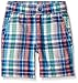 The Children's Place Big Boys Pull-On Plaid Short, Fountain Blue, 10