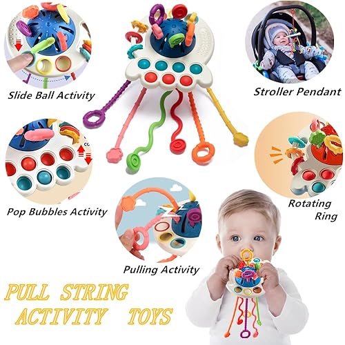 ELLECK Baby Toys to 12 Months, Montessori Toys for Year Old