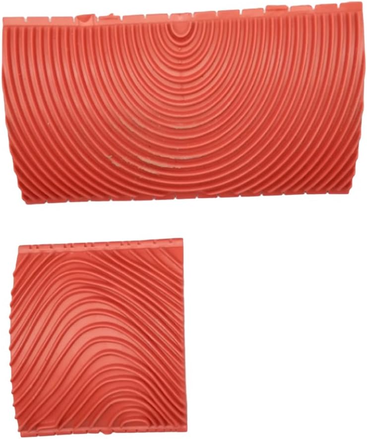 2pcs Wood Graining Rubber Painting Effects DIY Wall Decoration Tools