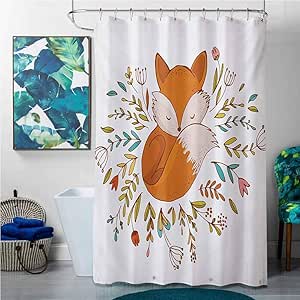 Homecoco Cortinas de ducha con dibujos de dragón y pelota, lindo bebé