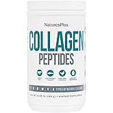 NaturesPlus Collagen Peptides - 0.65 lbs Powder - Hair, Skin, Nail & Joint Health, Immune System Support - Non-GMO, Gluten Free - 28 Servings