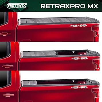 Retraxpro Mx Retractable Truck Bed Tonneau Cover 80366 Fits 2008 2016 Super Duty F 250 350 W Stake Pocket Access 6 10 Bed 81 8 Automotive Amazon Com