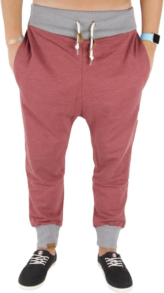 Shisha Bücks Plain Jogging Trousers WineRed