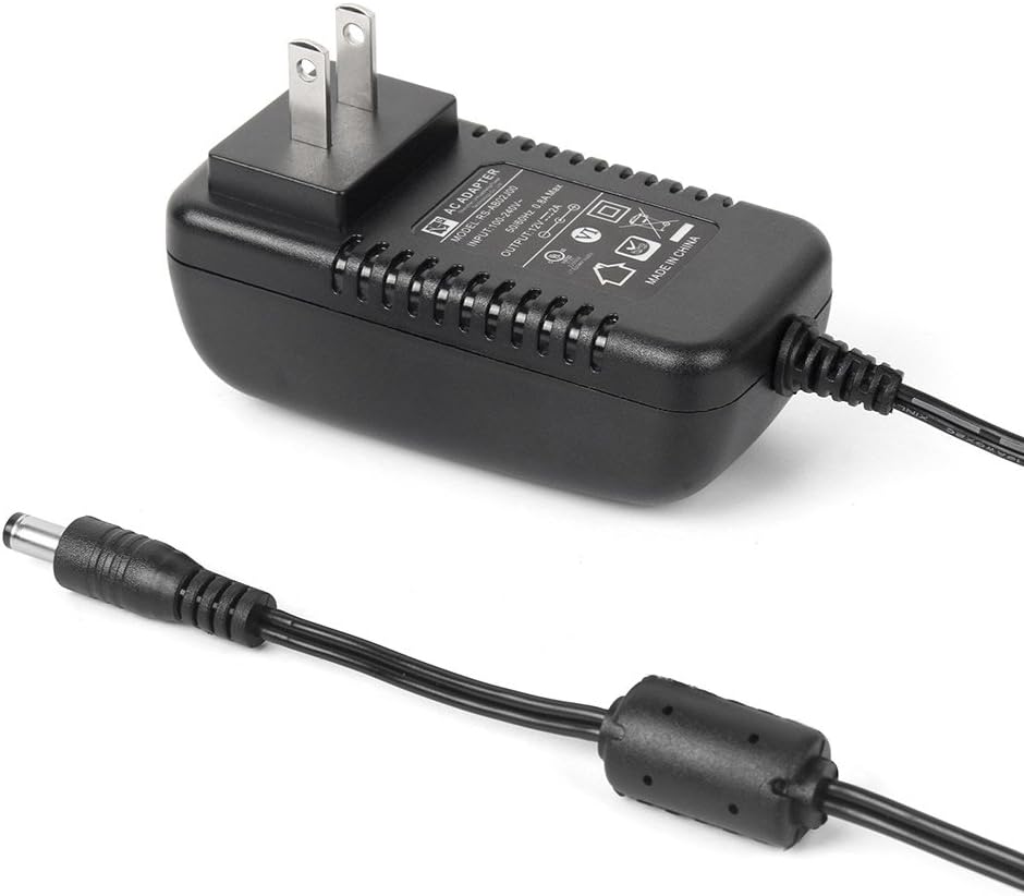 Unitek [UL Certified] 12 Volt 2 Amp Power Adapter, AC to DC, 2.5mm X 5.5mm Plug, Supply Wall Plug for Hard Drive Adapter, SATA Cable