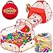 Kiddzery 3pc Ball Pit with Balls, Pop Up Kids Play Tent w/ Crawl Tunnel & Ball Pit, – 200 Crush Proof Balls - Great for Boys & Girls, Toddlers & Babies –W/ Carrying Case for Balls and Ball Pit