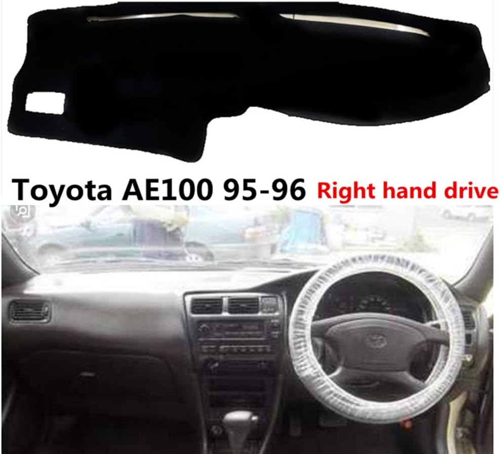 HCDSYSN car dashboard mat,For Toyota AE100 1995 1996 Left hand drive Auto dashboard rug cover
