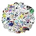 KONLOY Stickers for Water Bottles 103 Pcs, Aesthetic Trendy Stickers Cute Funny Stickers for Teens,Girls | Perfect for Waterbottle,Laptop,Phone,Hydro Flask Travel Vsco Vinyl Stickers