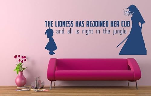 Amazon Com Kill Bill Lioness Movie Quote Vinyl Wall Art Sticker Mural Decal Film Quote Quentin Tarantino Home Wall Decor Handmade