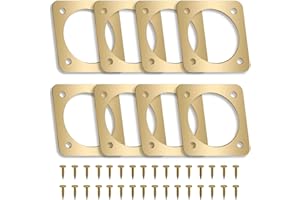 CheeseandU 8Pcs Metal Bird House Hole Guard Metal Bluebird House Predator Guard Portal Bluebird House Protect Opening for Eas