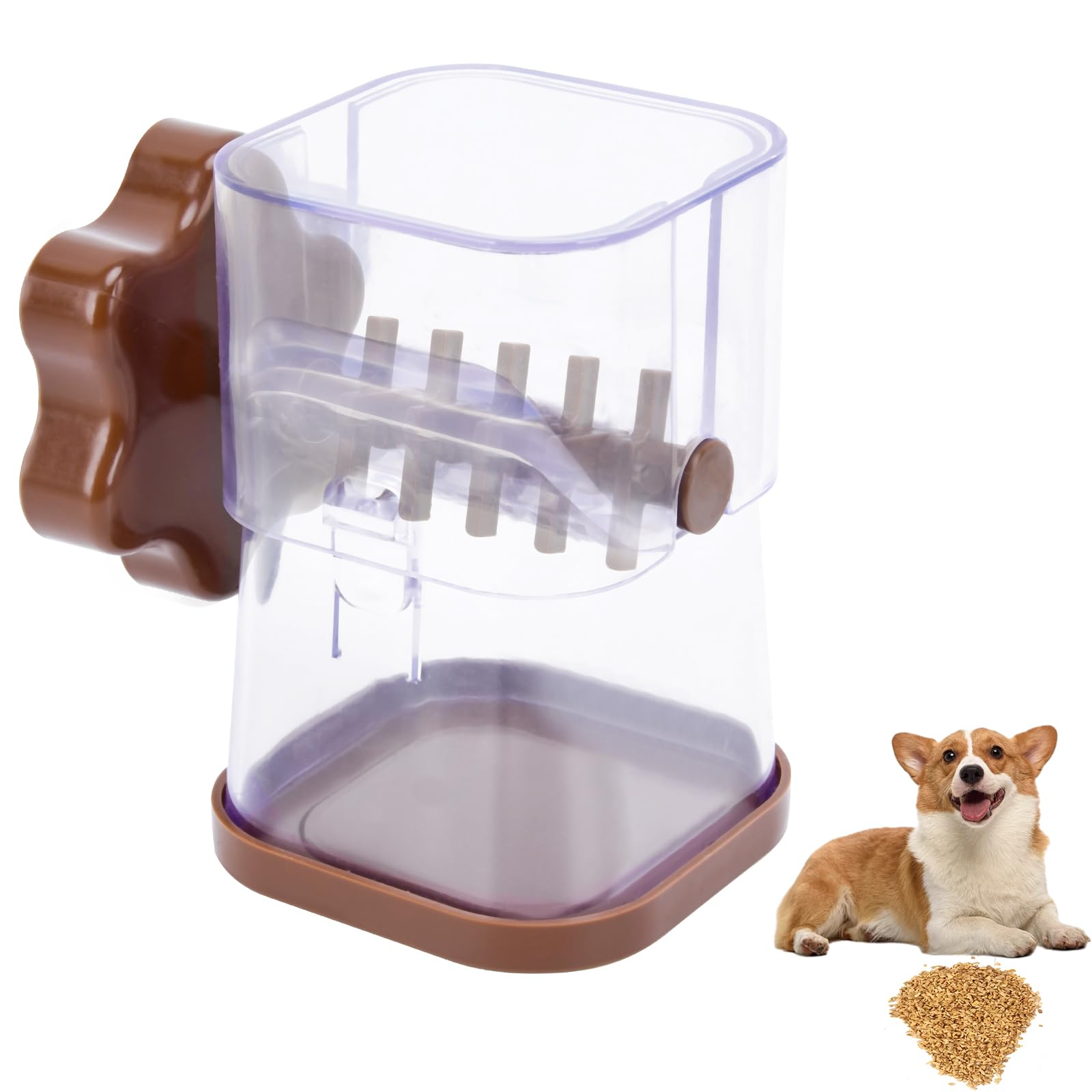 Photo 1 of YeeBeny Dog Food Chopper, Mini Portable Dog Food Processors, 250ML cat food chopper, Can Cut Up Cat And Dog Food To Make Their Food Easier To Eat - Manual Food Chopper