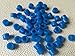 50 Pcs Small Type Dental Hygienist Silicone Instrument Color Code Rings Blue