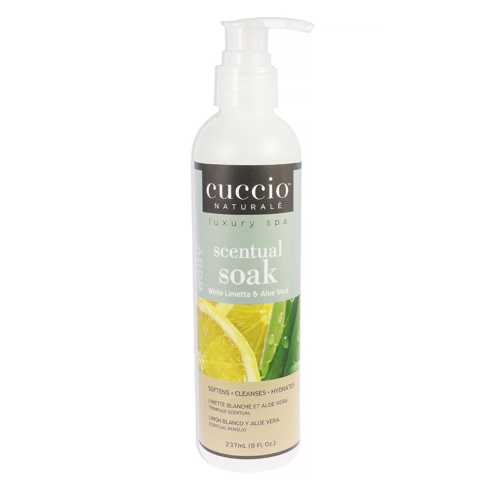 Scentual Soak White Limetta & Aloe Vera 237ml (8oz)