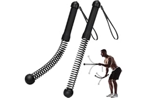TRELC Upgrade Weighted Ropeless Battle Ropes, 2PCS Cordless Battle Rope for Home Gym, HIIT, Strength, Quiet Portable Training Rope, Workout Ropes Versatile Fitness Equipment for Men Women