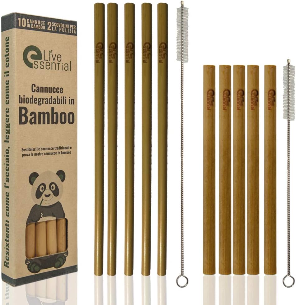 Hyper viber - 10 cañas de Bambú Biodegradables