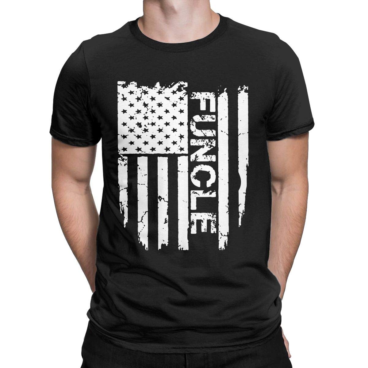 The Best Funcle Funny T Shirt Usa American Flag Tees Tops For Fun Uncle