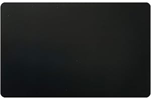 5-Pack NFC Blank Metal-PVC Hybrid Business Cards with 215 Chip & 504-Byte Memory, Laser Customizable on Metal Side (Black)