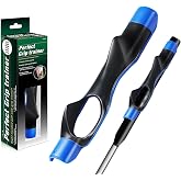 HRUIYL Golf Grip Trainer &ndash; Training Aid to Improve Proper Hand Position, Build Muscle Memory &amp; Swing Consistency, Ideal for Beginner and Intermediate Golfers (Blue)