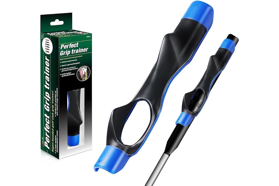 HRUIYL Golf Grip Trainer – Training Aid to Improve Proper Hand Position, Build Muscle Memory & Swing Consistency, Ideal for Beginner and Intermediate Golfers