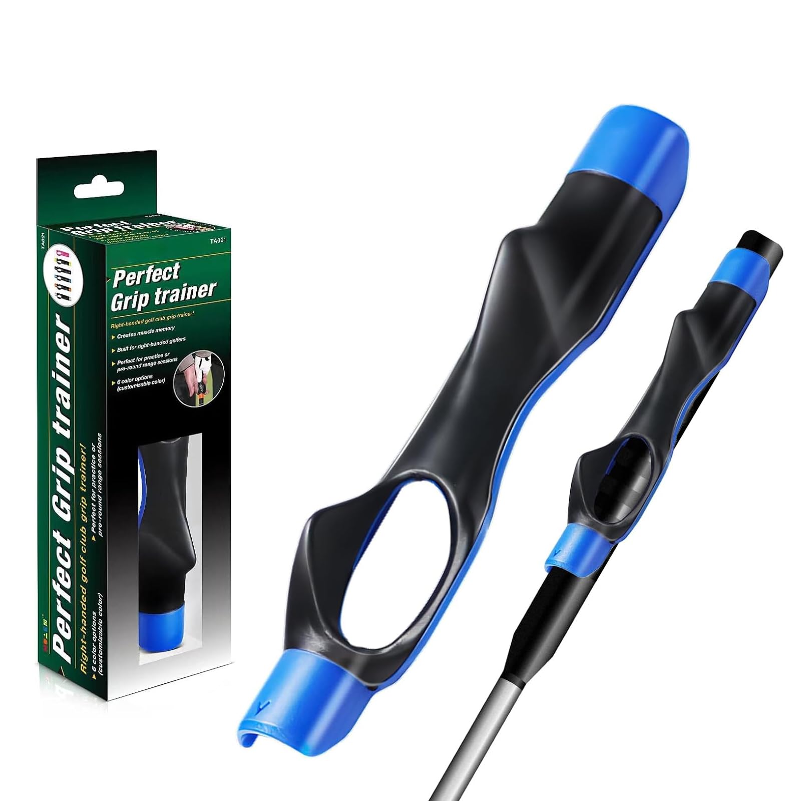 Golf Grip Trainer – Training Aid to Improve Proper Hand Position, Build Muscle Memory & Swing Consistency, Ideal for Beginner and Intermediate Golfers