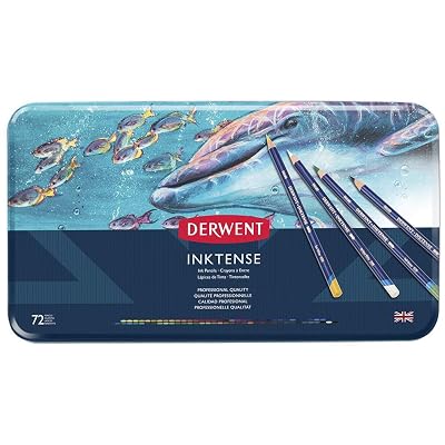 Derwent Colored Pencils, Inktense Ink Pencils, Drawing, Art