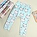 CANIS Baby Boys Girls Cartoon Print Harem PP Leggings Pants (100(2-3T), Blue fox)