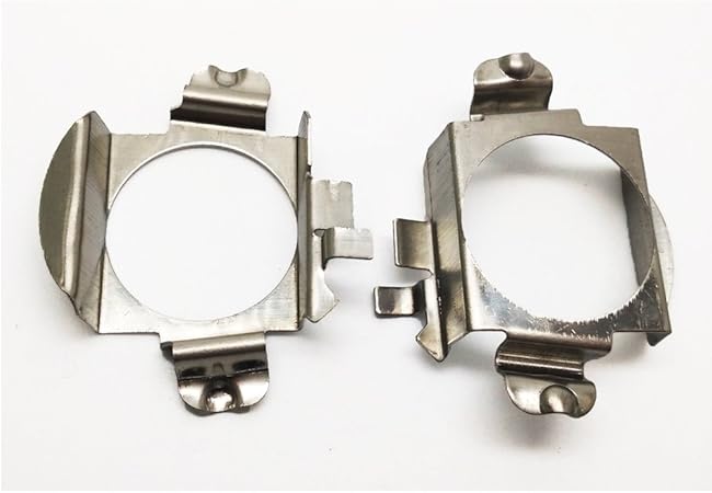 Amazon 2個のメタルカーライトベースホルダーh7 Ledヘッドライトアダプターホルダーリテーナー Bmw Vw メルセデス等 ライトバルブ 車 バイク