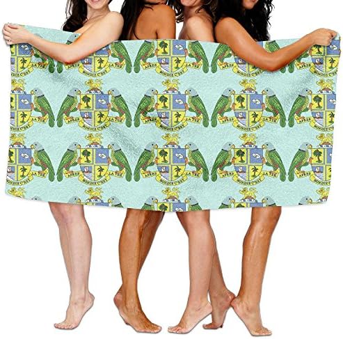 HSs4AD Coat Of Arms Of Dominica Bath Towel Sports Beach Pool Super Soft Highly Absorbent Washcloth