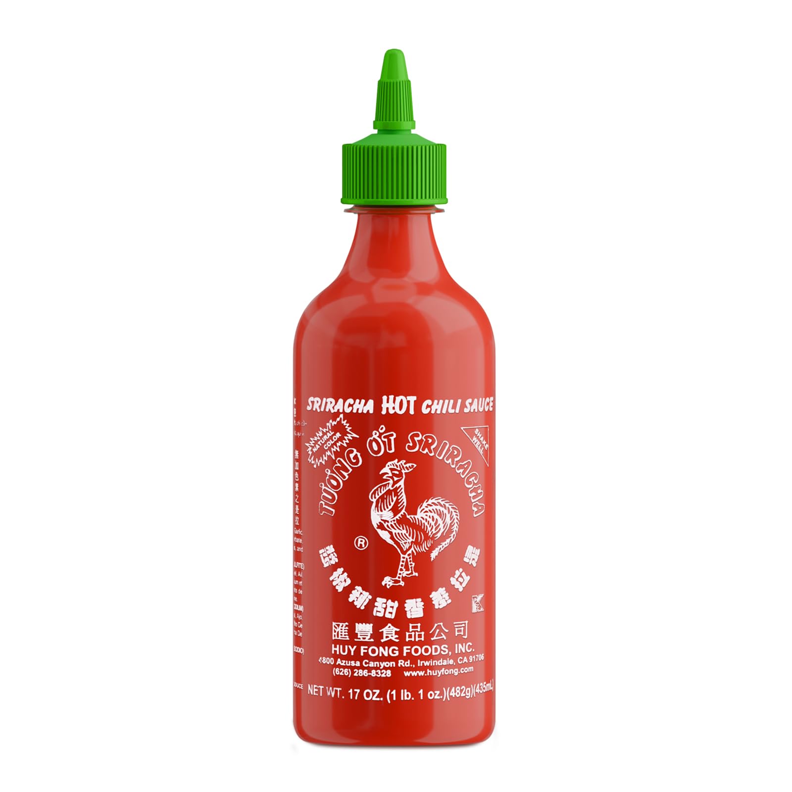 Huy Fong Sriracha, 17 OZ Original Flavor Hot Chili
