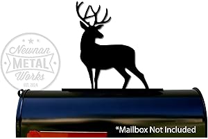 NEWNAN METAL WORKS Deer Mailbox Topper/Sign - Mail Box