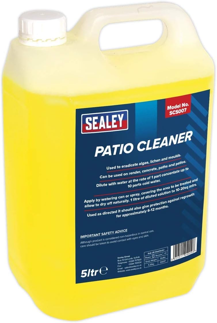 Sealey Scs007 Patio Cleaner 5Ltr, Yellow