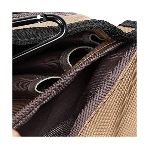 Duokon Gartenwerkzeuggürtel, Multifunktionale 10 Taschen Tragbare Gartenwerkzeughalter Gürteltasche Organizer… – Bild 8