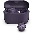 JLab Go Pop+ True Wireless Bluetooth Earbuds & Charging Case - Violet, App Support, Dual Connect, IPX4 Sweat Resistance, Bluetooth 5 Connection, 3 EQ Sound Settings Signature, Balanced, Bass Boost