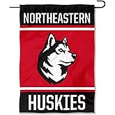 College Flags & Banners Co. Northeastern Huskies Double Sided Garden Banner Flag
