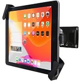 WeSTRUGGLE Tablet Wall Mount Holder with Anti Theft Lock, for 8 to 11" | With key Rotate Design Arbitrary Adjustment,Multi Angle,bracket for iPad Air &amp;10.2,10.9,Pro11 Galaxy tab,&amp;more (Black)