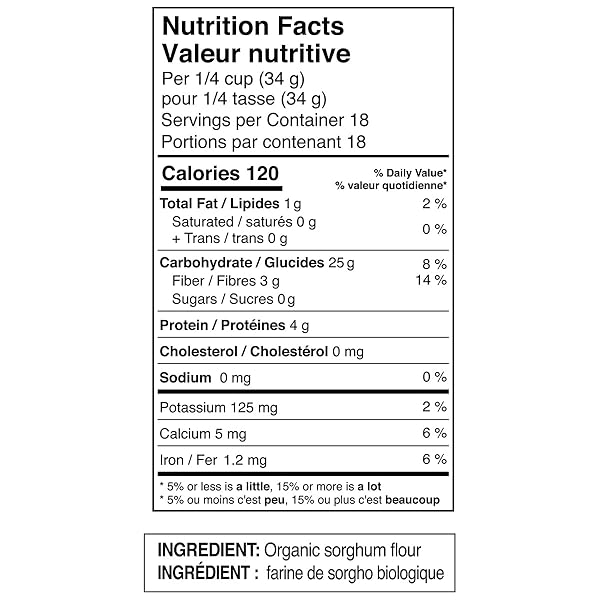 NAMASTE FOODS ORGANIC SORGHUM FLOUR GLUTEN FREE, 22 OZ. (PACK OF 6) – ALLERGEN FREE