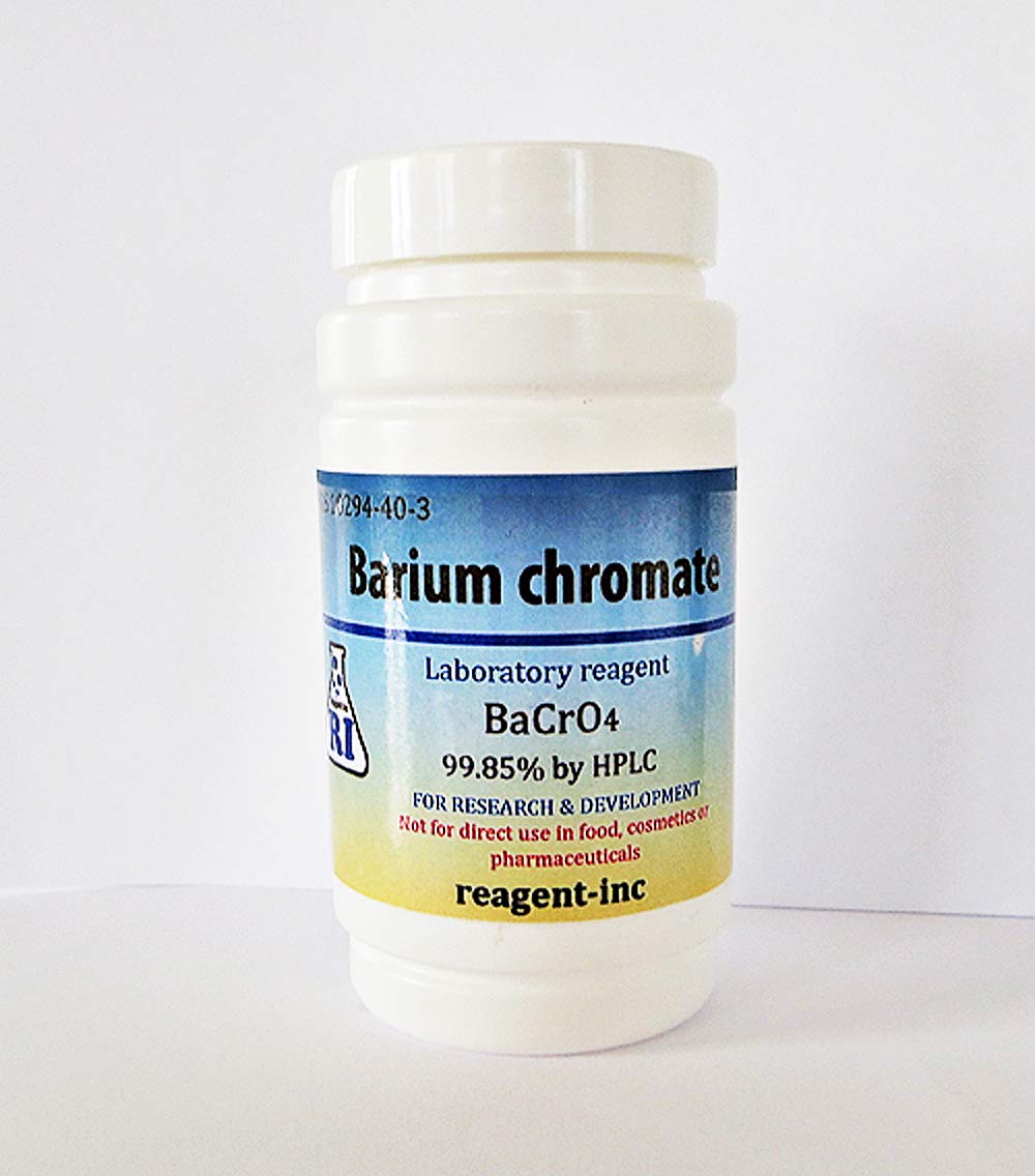 Barium Chromate, 99.85, Analytical Reagent (ACS), 300 g