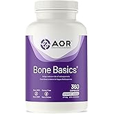 AOR - Bone Basics 271mg, 360 Capsules 360-Day Supply - Gluten-Free Support Bone & Joint Flexibility Supplement with Calcium,