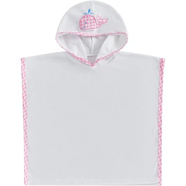 Kids Swim Cover Up - Waffle Towel Poncho For Beach & Pool