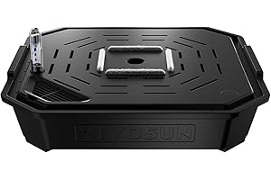 VIVOSUN 4-Pack FlexFeed Self-Watering Pots, Auto Irrigation Fabric Pot Base with Water Meter & Maintenance Window, for Use Indoors/Outdoors in Grow Tents, Greenhouses, Gardens