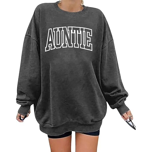 JOGGEIL 'Great Grandma' Gift Sweatshirt - Women's Casual Long Sleeve Pullover, Pink, Size L